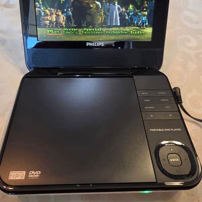 Philips Philips PD700/37 White Black 7 Inch LCD Screen Portable DVD Player. image 7