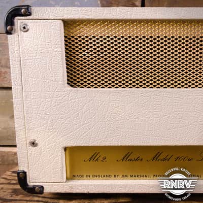 Marshall JMP 2203 Mk2 Master Model Lead 100-Watt Guitar Amp Head 1975 - 1981 - White image 11