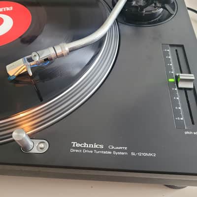 Technics SL-1210 MK2 + Shure White Label + Original Box & Manual image 3