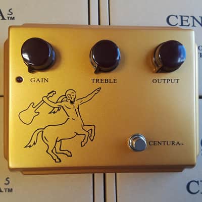 Ceriatone Centura 1:1 Klon Professional Overdrive (w/Horsie) Matte Gold  FRESH STOCK image 1