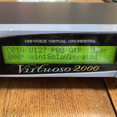 E-MU Systems Virtuoso 2000 Rackmount 128 Voice Virtual Orchestra For Sale + 3 Sound ROMs image 4