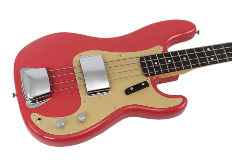Fender Custom Shop 1957 Precision Bass Time Capsule Fiesta Red image 1