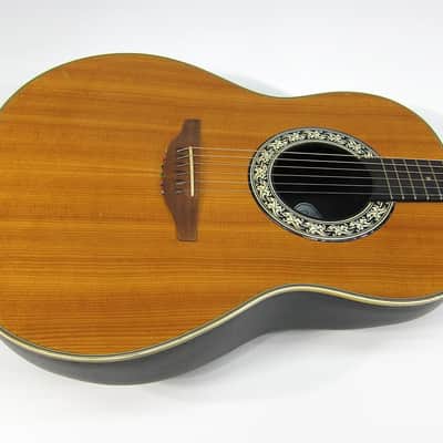 Vintage 1975 Ovation Balladeer 1111-4 Deep Bowl Acoustic Guitar w Orig Case Plays & Sounds Great! image 9