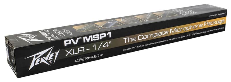 Peavey PV-MSP1 1/4 Dynamic Cardioid Microphone with Accessories image 1