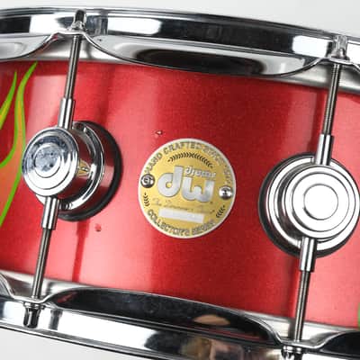 DW Collectors Series 3-Piece Flame Drum Kit (Kick, Snare, Floor Tom) Owned by Brian Setzer image 19