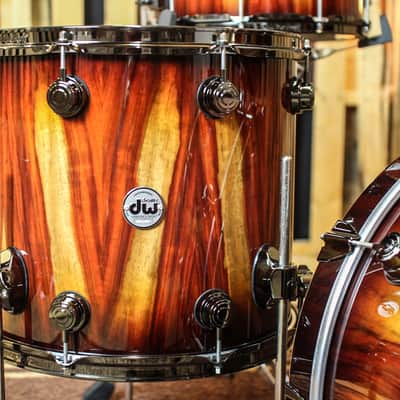 DW Collector's Vertical Candy Stripe Padouk - 22,10,12,16,6.5x14 - SO#1152133 image 6