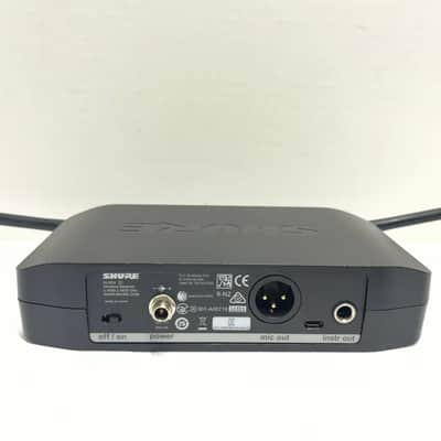 Shure GLXD4=-Z2 GLXD4 Digital Wireless Receiver with Shure PS42US AC Adapter Power Supply for GLXD GLX-D GLXD14 Vocal Mic Guitar Instrument Systems 2400-2483.5MHz image 3