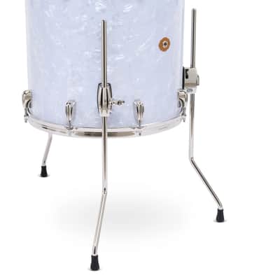 Slingerland Radio King 3pc Drum Set 22/13/16 White Marine Pearl image 6