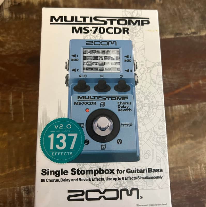 Zoom MS-70CDR MultiStomp