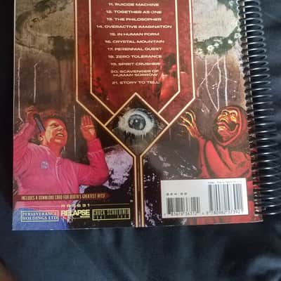 Authentic Death Guitar tab book (RARE) imagen 2