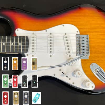 Harley Benton ST-20LH SB - WITH TWO HB PEDALS OF YOUR CHOICE - LEFTY - image 1