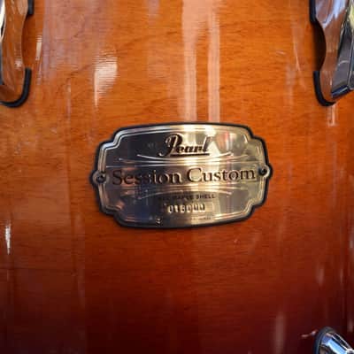 Pearl Session Custom 4 piece all maple drum set kit Excellent! image 2