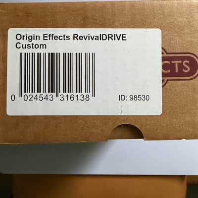 Origin Effects RevivalDrive Custom Ghosting Overdrive with Secondary EQ Controls 2010s - Silver/Orange image 9