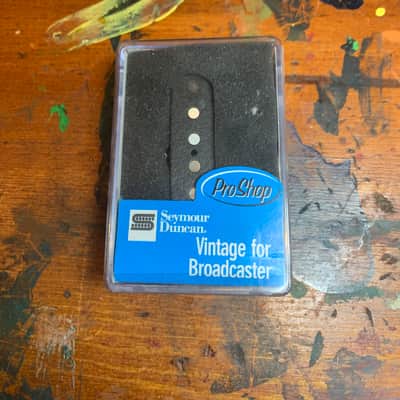 Seymour Duncan STL-1b Vintage Broadcaster Bridge Pickup 2010s - Black image 1