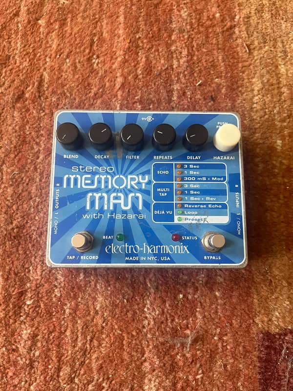 Electro-Harmonix Stereo Memory Man with Hazarai