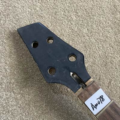 Black Maple 4 String Electric Bass Neck, Rosewood 24 Frets Fingerboard Bild 2