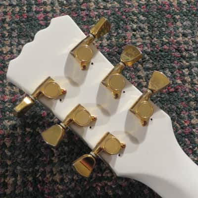 Dillion Les Paul Custom-Style White! w/hardshell case image 5