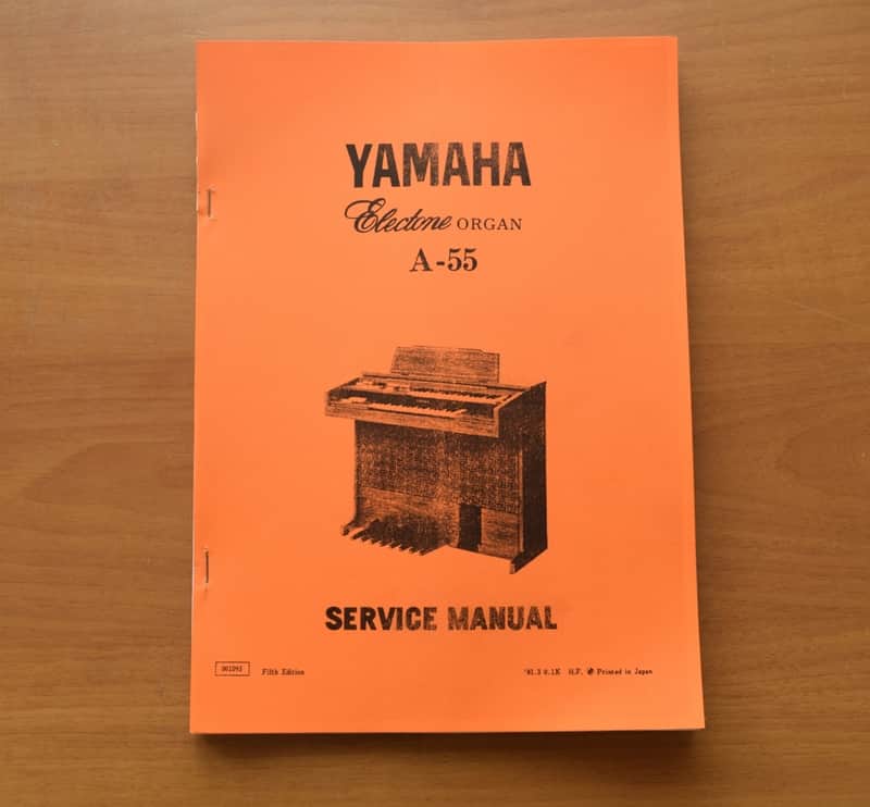 Immagine Yamaha A-55 Electone Service Manual & Schematics - Technical Repair Guide - Vintage - 1