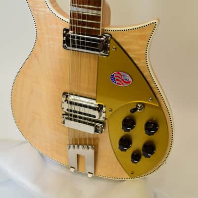 2026 Rickenbacker 660/12 12-String Electric Guitar, MapleGlo w/ Case image 4