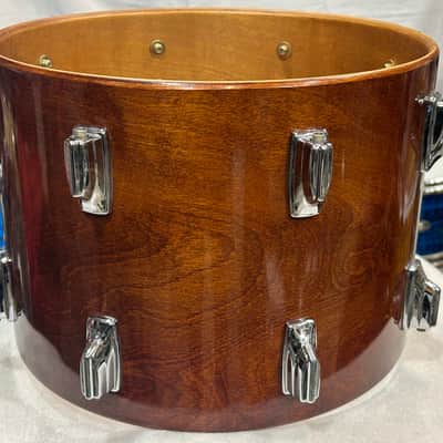 Tama Superstar 10" deep X 14" head Rack Tom (10153-415) 80's - Mahogany Gloss image 12