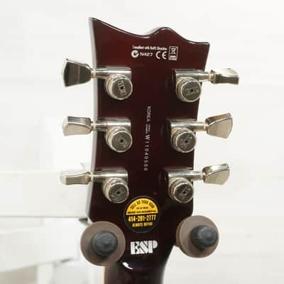 Used Ltd EC-1000T Deluxe Electric Guitar Cherry Sunburst image 11