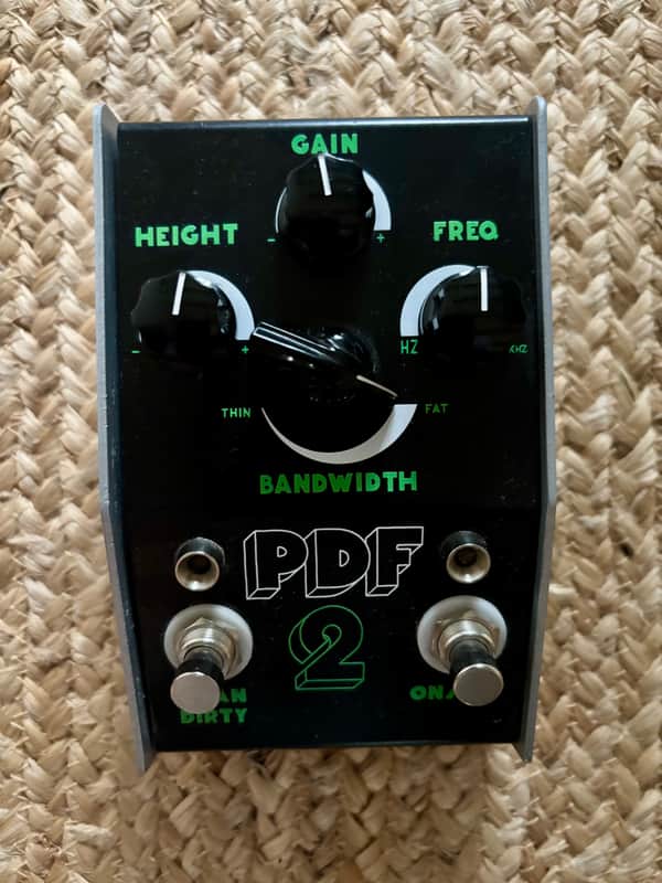 Stone Deaf FX PDF-2 Parametric Distortion 2010s - Black image 1