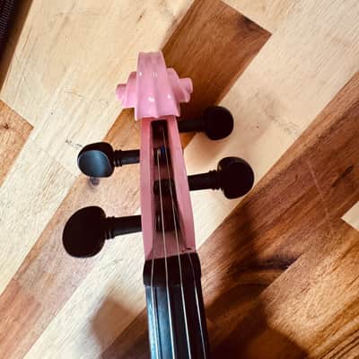 Mendini Cecilio Pink Violin W/Case image 5