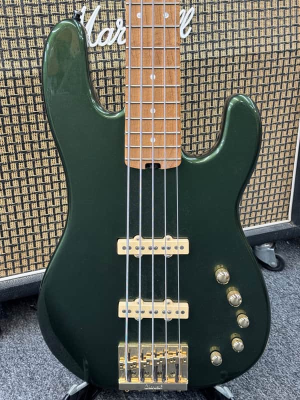 Charvel Pro-Mod San Dimas Bass JJ V 5 String 2021 - Lambo Green Metallic image 1