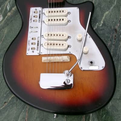 CIRCA 1966 Guyatone LG140-T Japan Vintage Guitar -Bizzare image 6