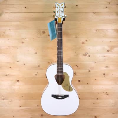 Gretsch G5021WPE Rancher Penguin Parlor Acoustic/Electric Guitar - White image 2