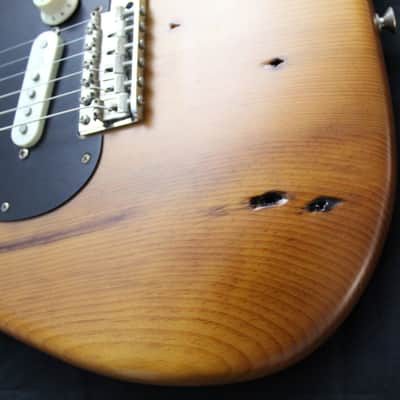 Amazing Fender LE Exotic Collection American Vintage '59 Pine Stratocaster 2017 - Natural image 9