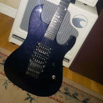 Kramer Nightswan Black/Purple flake sparkle OHSC image 5