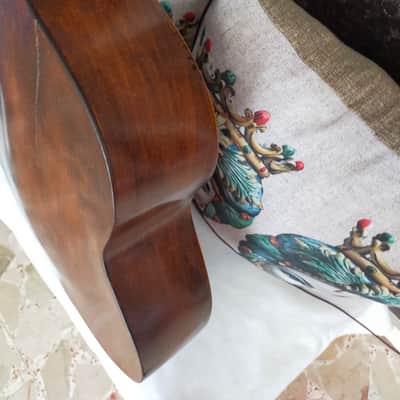 Old italian vintage Ancient guitar F. Masetti Acoustic 1930 Natural image 3