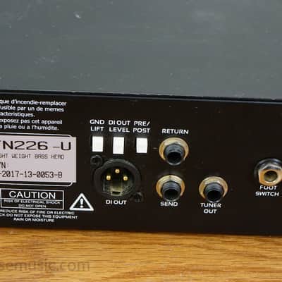 Eden TN226-U Terra Nova Series 225W Lightweight Bass Head with Semi-Parametric EQ image 7