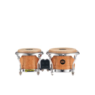 Meinl Percussion FWB100SNT-M Mini Rubber Wood Bongos, 3.25-inch & 4-inch (VIDEO) image 1