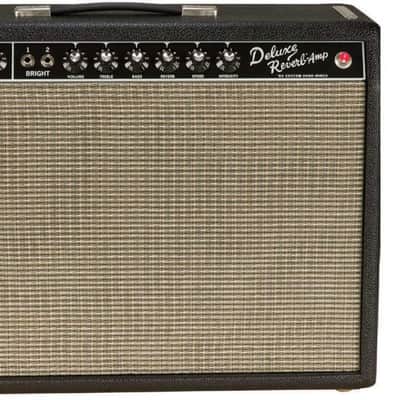Fender '64 Custom Deluxe Reverb-Amp 2-Channel 20-Watt 1x12" Guitar Combo HANDWIRED ! image 2