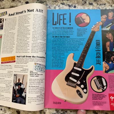 Fender Frontline Magazine Adrian Belen 1994 stratocaster telecaster acoustic Jeff beck D'Aquisto Dick Dale Clarence White buddy guy Fred Stuart image 2