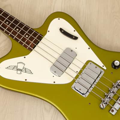 1966 Gibson Thunderbird IV Non-Reverse Vintage Bass, Inverness Green w/ Case image 7
