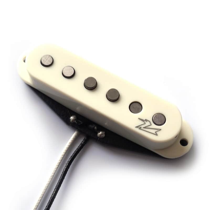 Fuzzy Duck™ Gold Series Single Coil Pickups for Stratocasters (Bridge) - Vintage White without Logo image 1