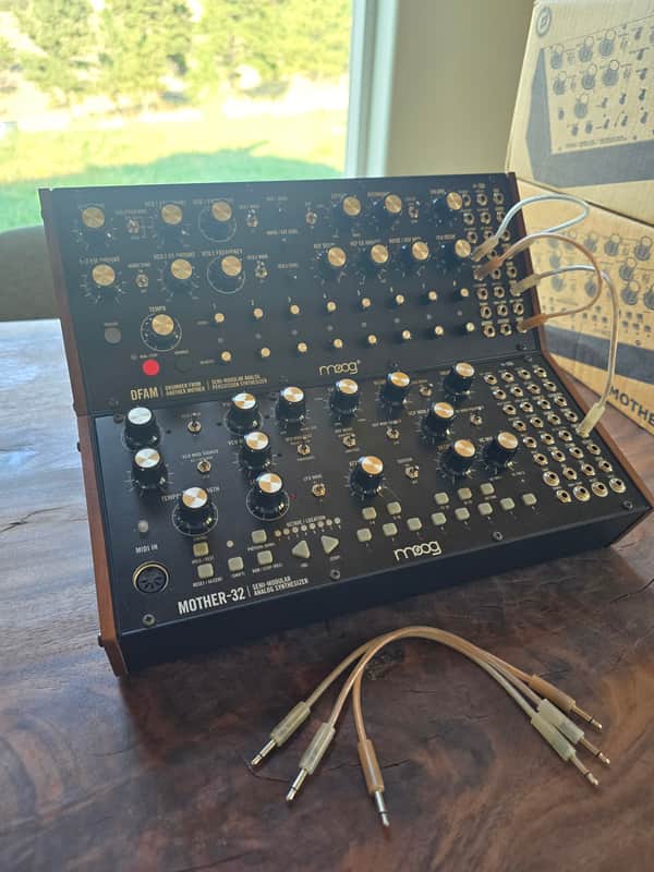 Moog DFAM and Mother 32 Modular Synth Bundle image 1