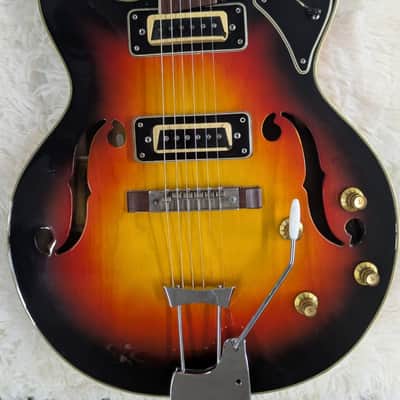 Vintage Aria Diamond 335 Style Electric Guitar Sunburst Japan w/ Tremolo image 1
