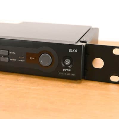 Shure SLX4 Wireless Receiver - H5 Band: 518-542 MHz (NO POWER SUPPLY) CG01YDS image 2