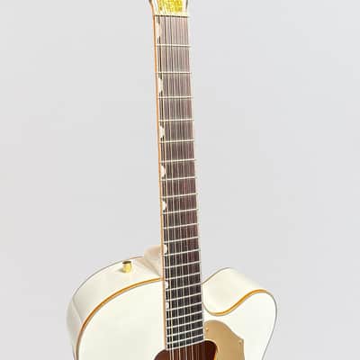 Gretsch G5022CWFE-12 Rancher Falcon Acoustic Electric Guitar - White image 6