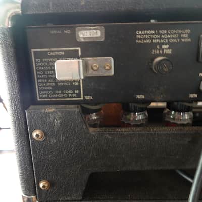 Ampeg V-4 100-Watt Guitar Head with Reverb 1970 - 1980 - Black image 9