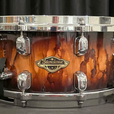 Tama New never played! 14 x 6.5" Walnut/ Birch snare drum 2025 - Molten Brown Burst image 2