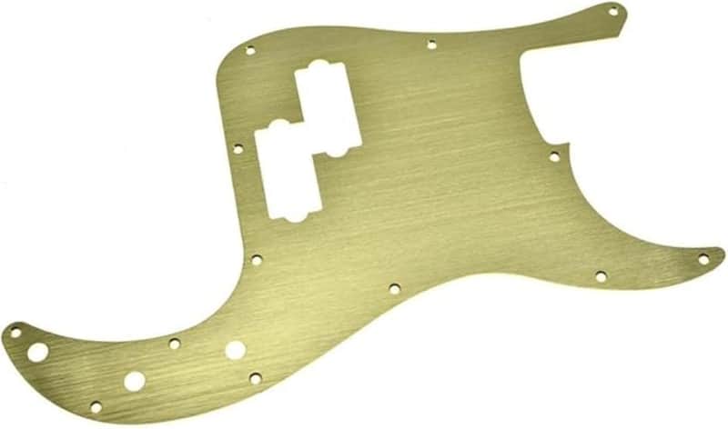 Precision Bass Brushed Aluminum Pickguard -  Silver image 1