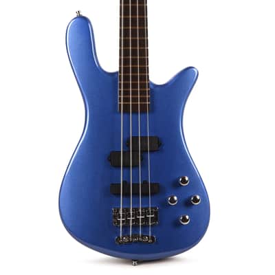 Warwick RockBass Streamer LX 4-String Metallic Blue High Polish image 2