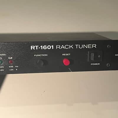 Sabine RT-1601 Chromatic Rack Tuner with power supply and Rack Mount bolts & washers image 4