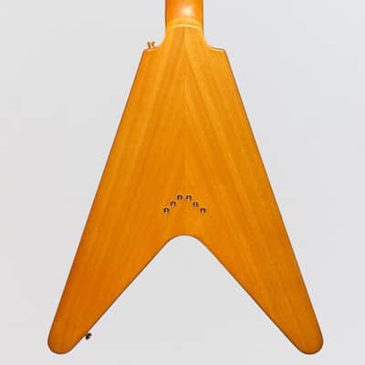 Epiphone 1958 Korina Flying V Left Handed Electric Guitar - Aged Natural image 4