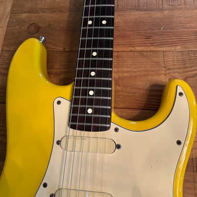 Fender Strat Plus Lace Sensors TBX Wilkinson SPLIT NUT Sperzels 1989 - Graffiti Yellow image 4